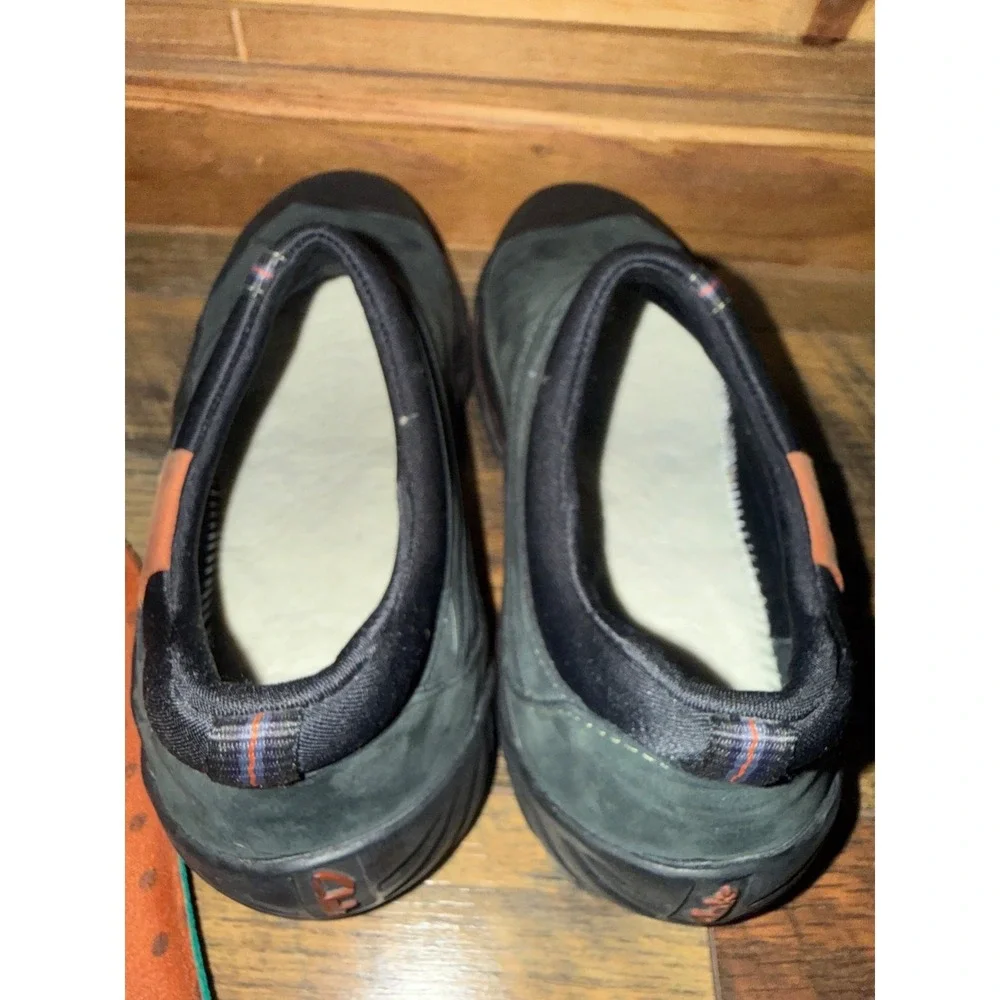 Clarks Muckers Black Leather Waterproof Hiking Shoes Size 6M
